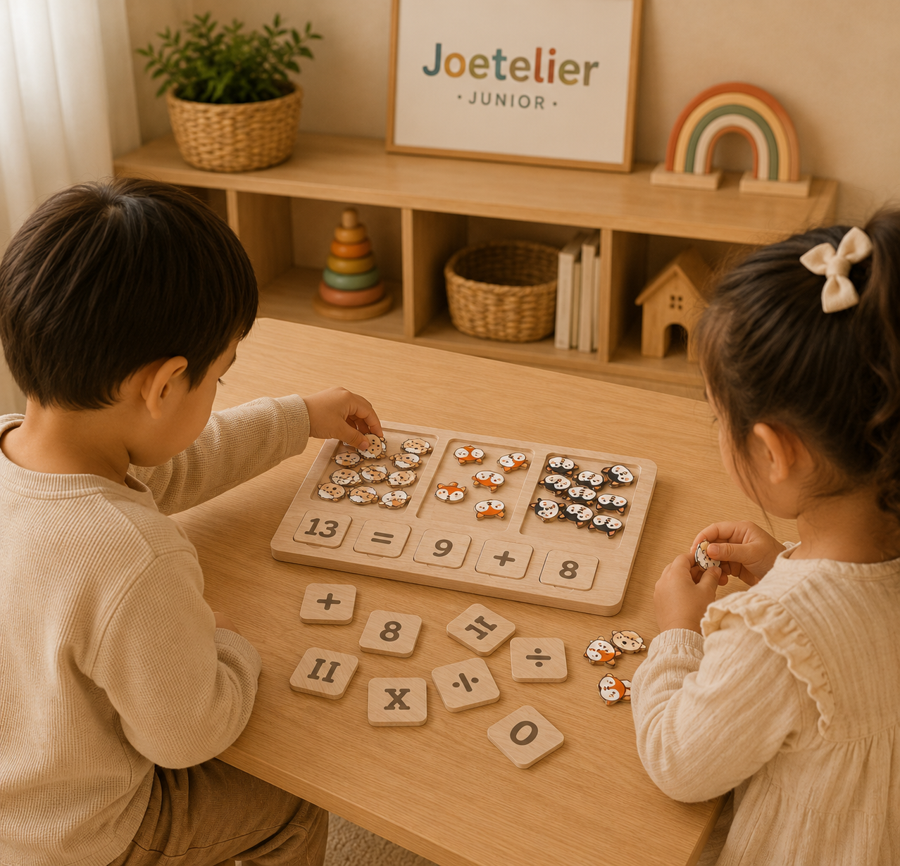 Wooden Math Arithmetic Board
