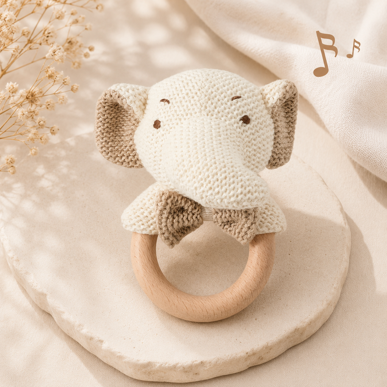 Crochet Teething Rattle