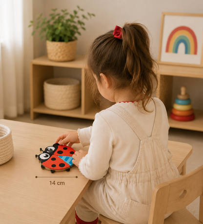 Ladybug Wooden Puzzle