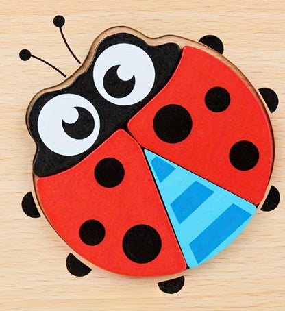 Ladybug Wooden Puzzle