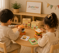 Wooden Burger Sandwich Toy