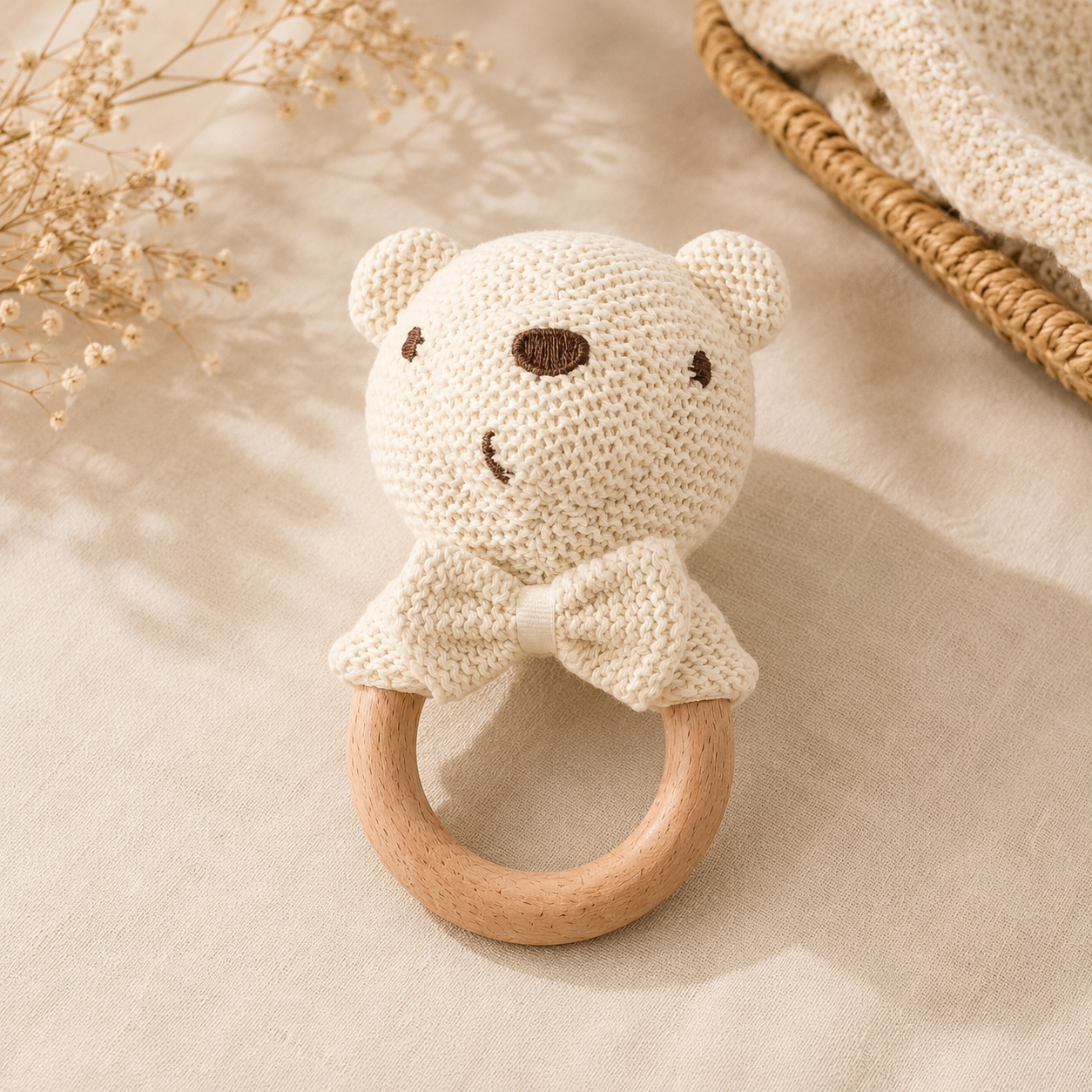Crochet Teething Rattle