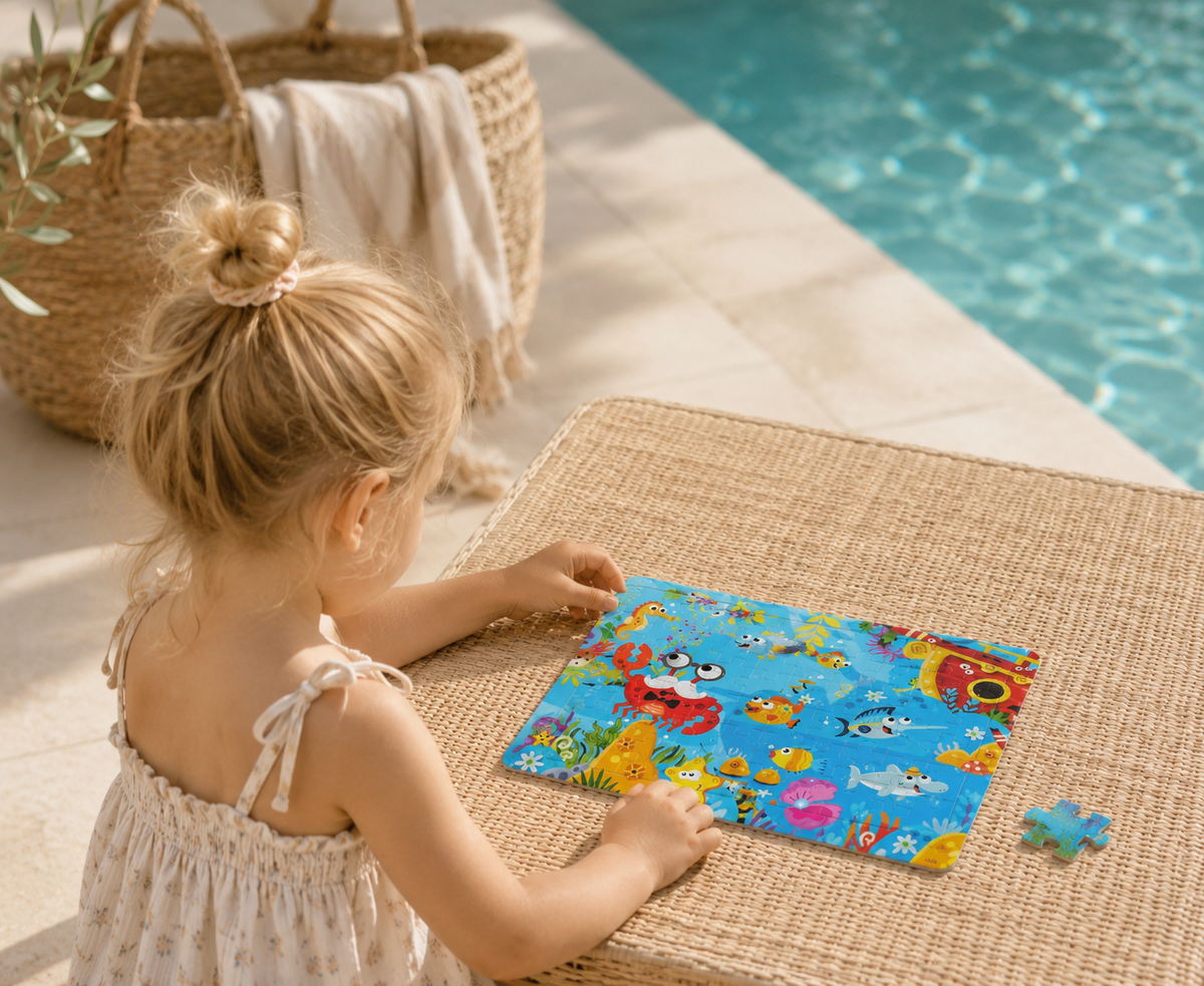 Colorful Cartoon Animal Puzzle for Kids