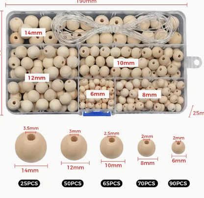 Wooden Beads Set