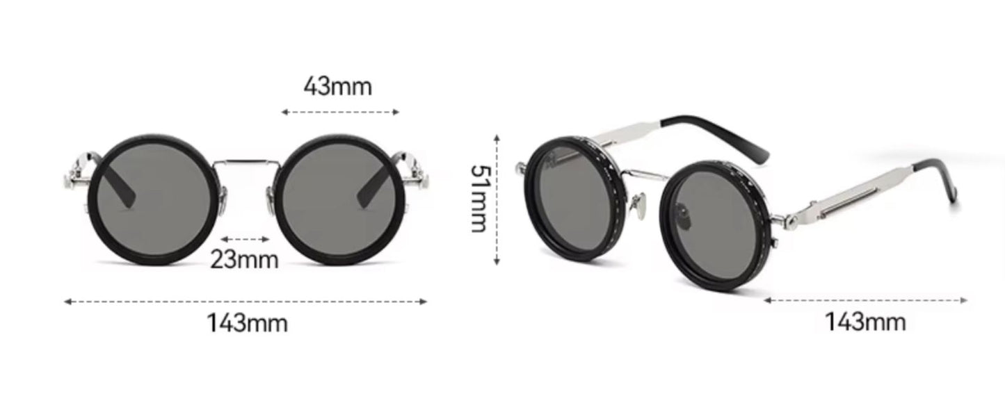 TintFlow Sunglasses- Gold