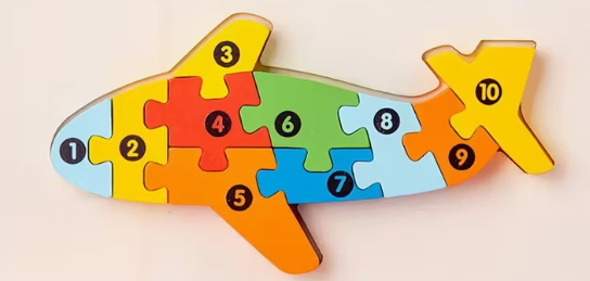 Wooden Number Puzzle – Choose Your Character
