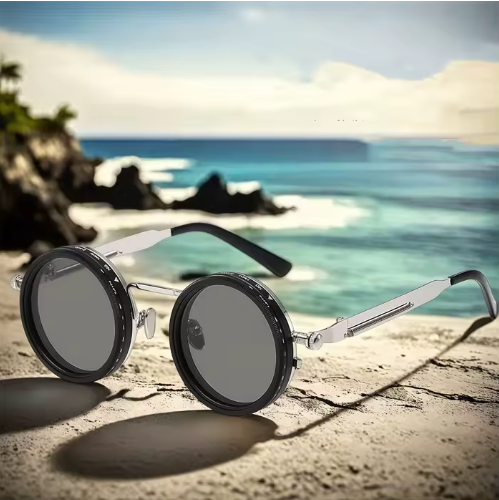 TintFlow Sunglasses- Silver